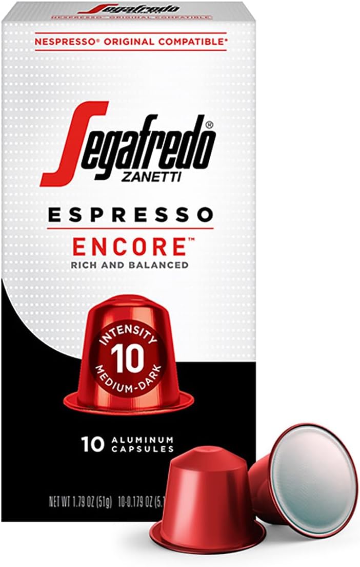 Segafredo Zanetti Espresso Capsules - Encore Medium-Dark Roast - Image 1
